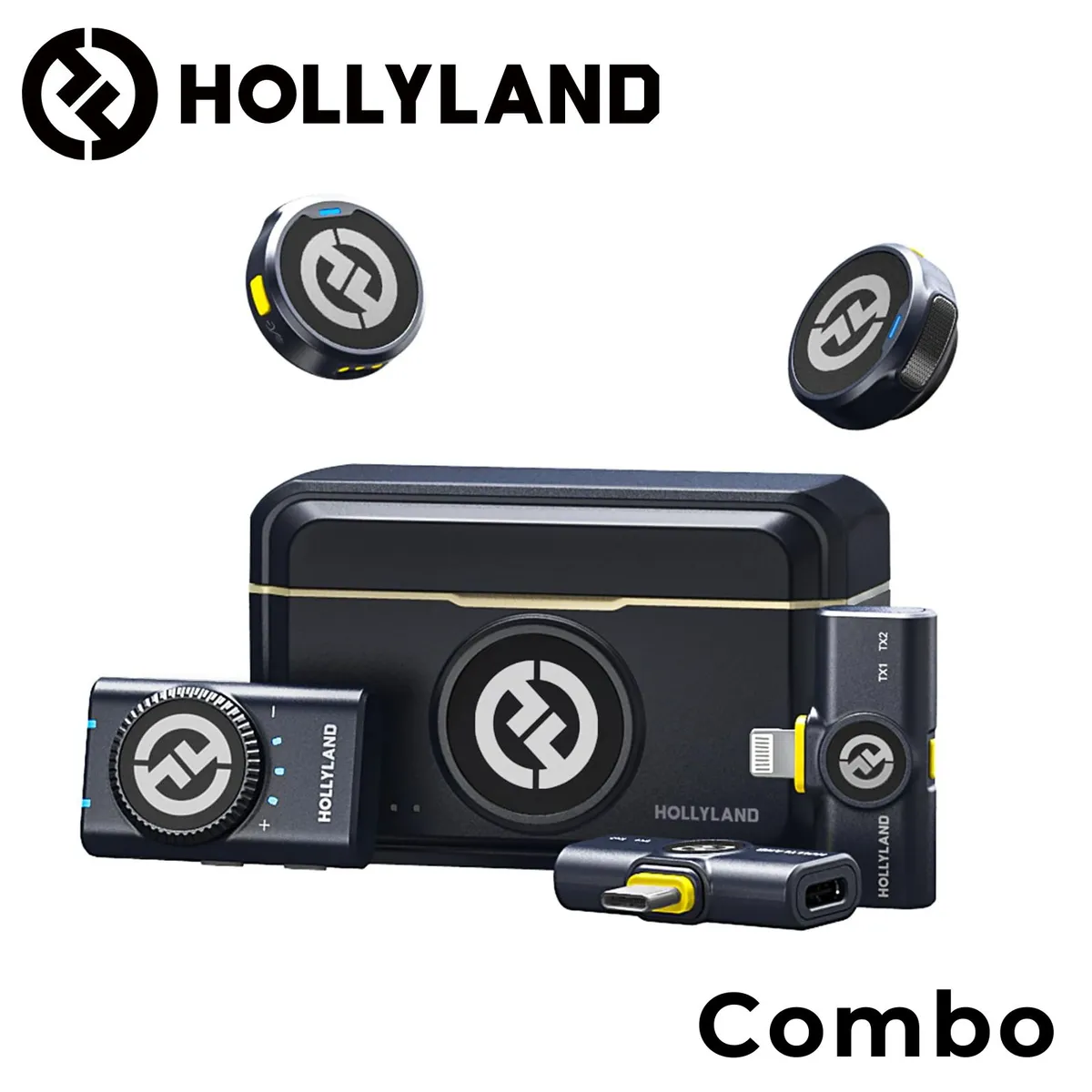 МикрофонHollylandLarkM2COMBOH,черныйматовый