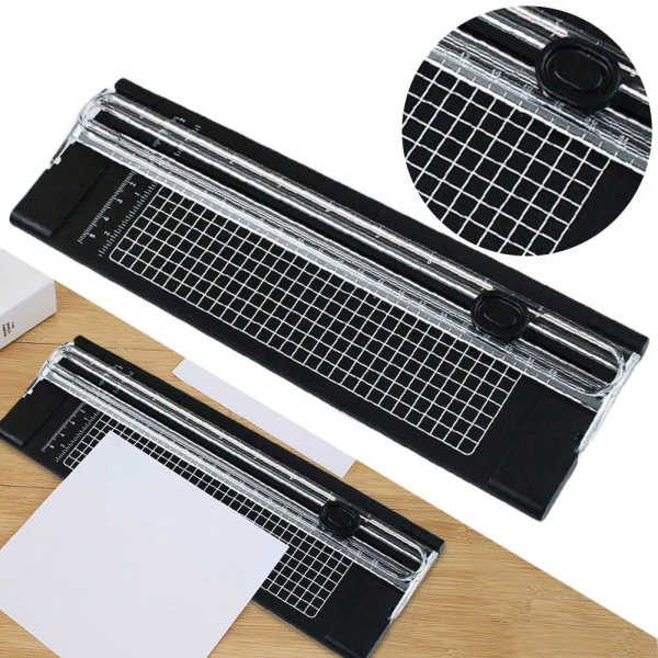 Двунаправленный резак для бумаги формата А4 с выдвижной линейкой для ...