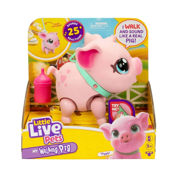 Moose Little Live Pets Мои гуляющие питомцы,Интерактивные плюшевые ...