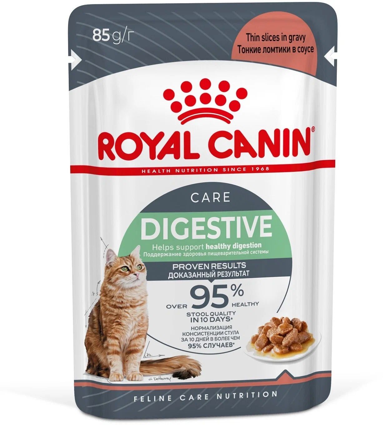Royal canin digestive для кошек. Роял Канин дайджест Сенситив паучи. Роял Канин Диджестив для котов.
