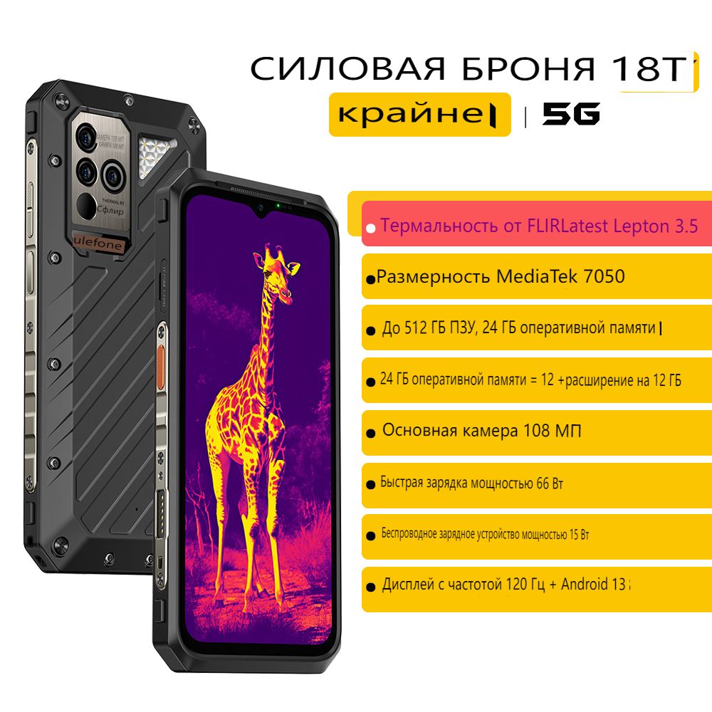 Смартфон Ulefone Armor 18t Купить