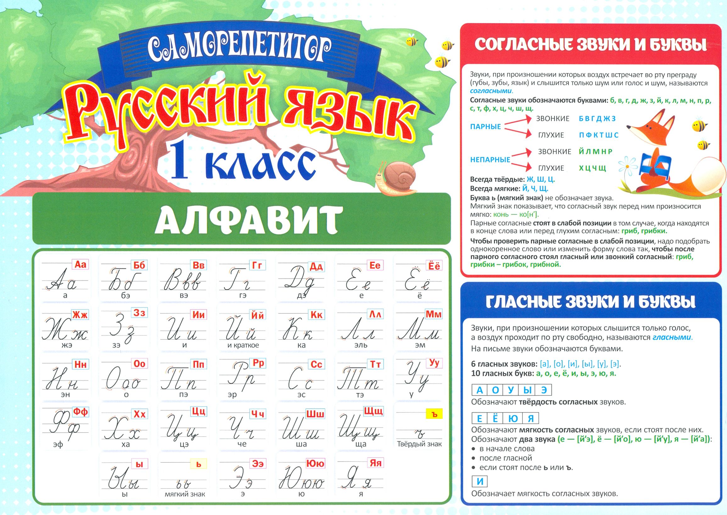 Саморепетитор. Русский язык и математика. 1 класс