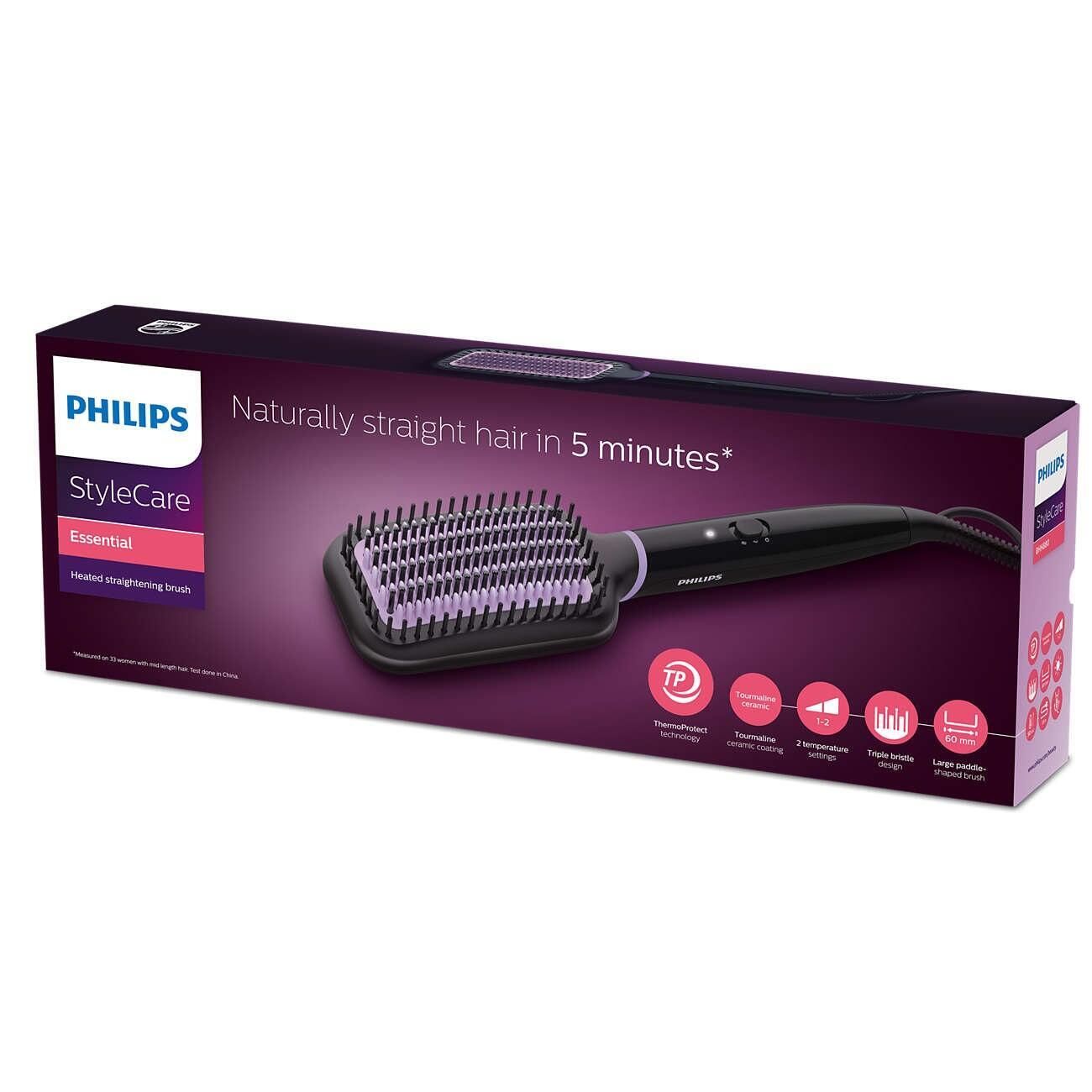 Расческа для выпрямления волос Philips StyleCare Essential BHH880/00