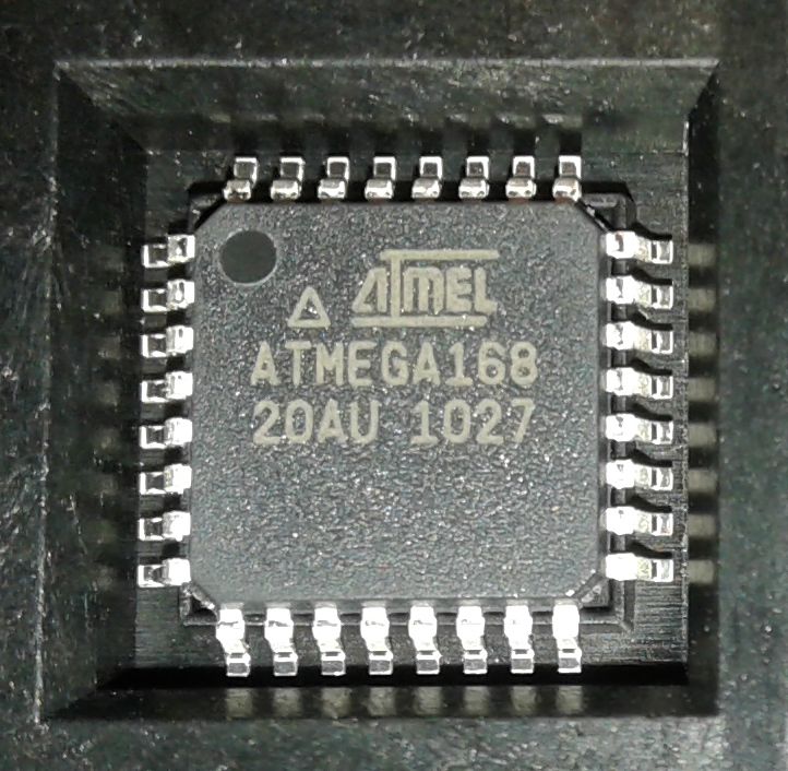 Микроконтроллер ATmega168-20AU 8-Бит, AVR, 20МГц, 16КБ Flash