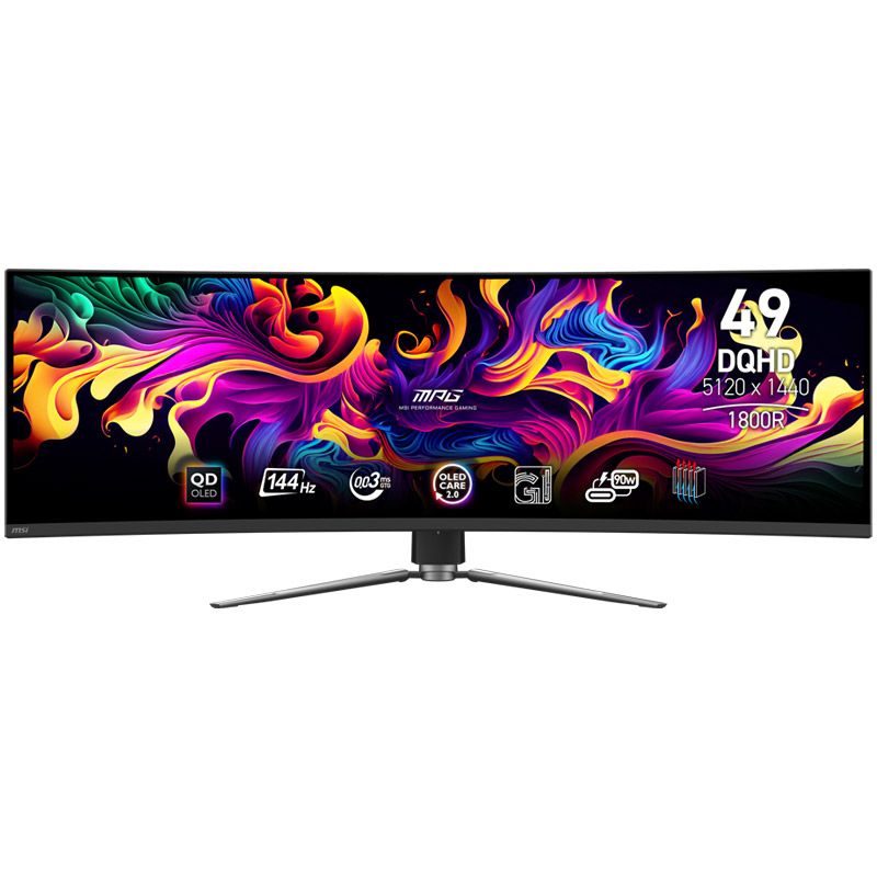 MSI49"МониторMPG491CQPQD-OLED,черный