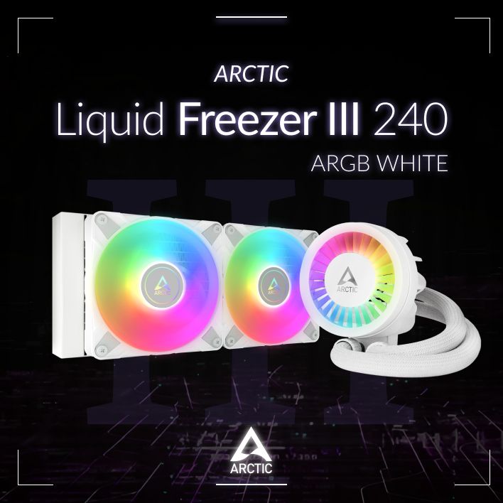 Система водяного охлаждения Arctic Liquid Freezer III 240 ARGB White