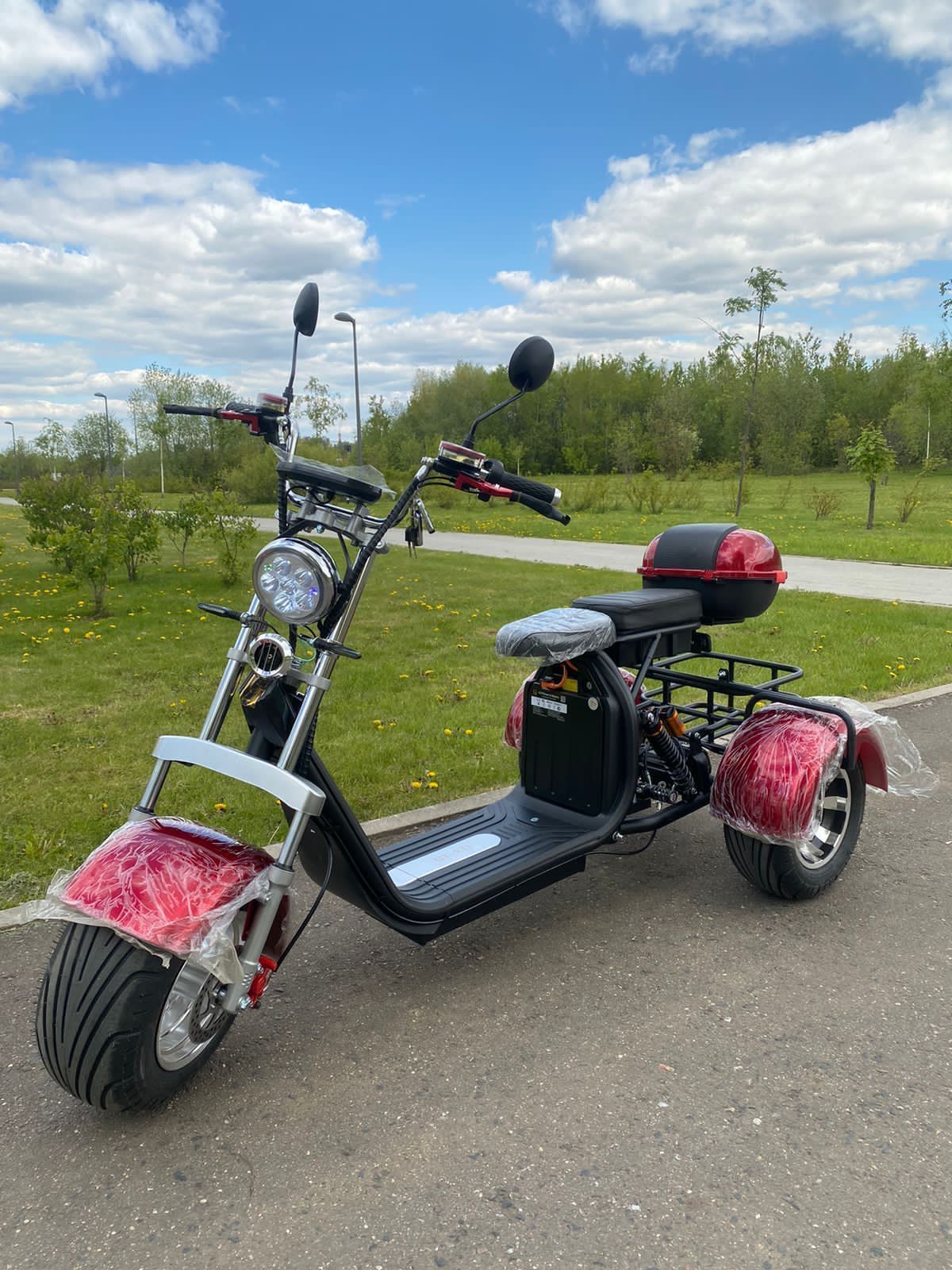 GT Электроскутер X11 Trike 3000 Ватт, черный