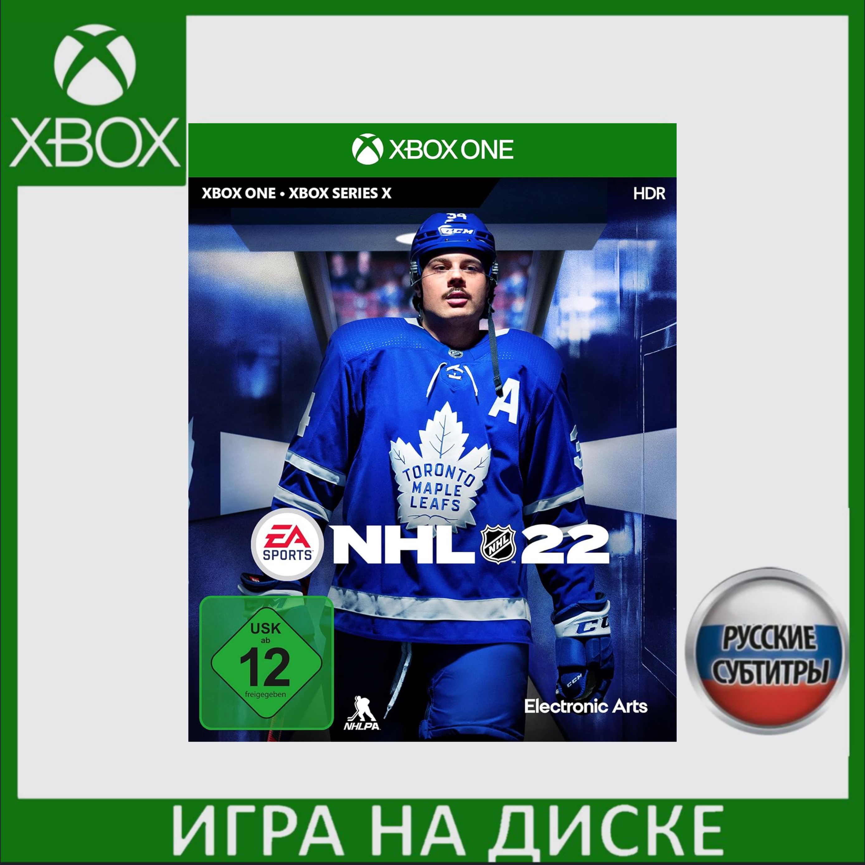 Игра NHL 22 Xbox one, Xbox series X (Xbox One, Xbox Series, Русская версия)