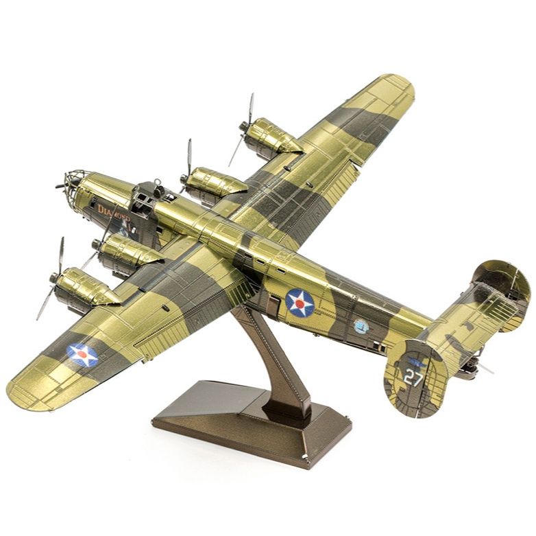 Конструктор 3D из металла самолет B24 Liberator