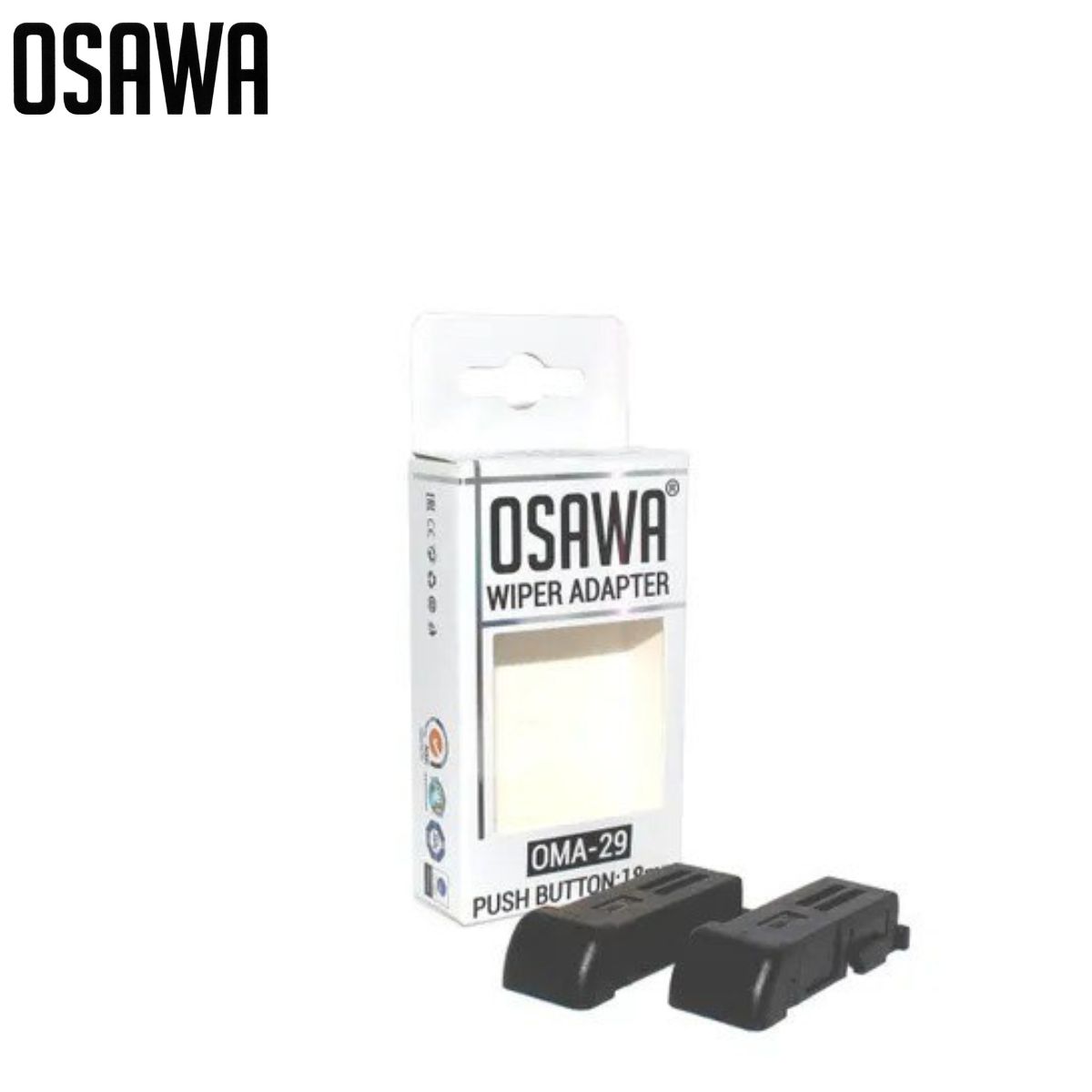 Адаптер OSAWA OMA-29 тип MG/GWB071 крепление Push Button 18мм. Переходник для щеток стеклоочистителя и дворников автомобиля