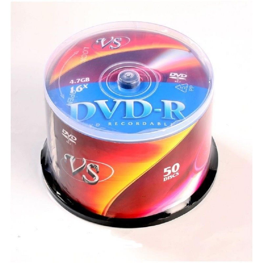 Диски VS DVD-R 4,7 GB 16x CB-50 VSDVDRCB5001