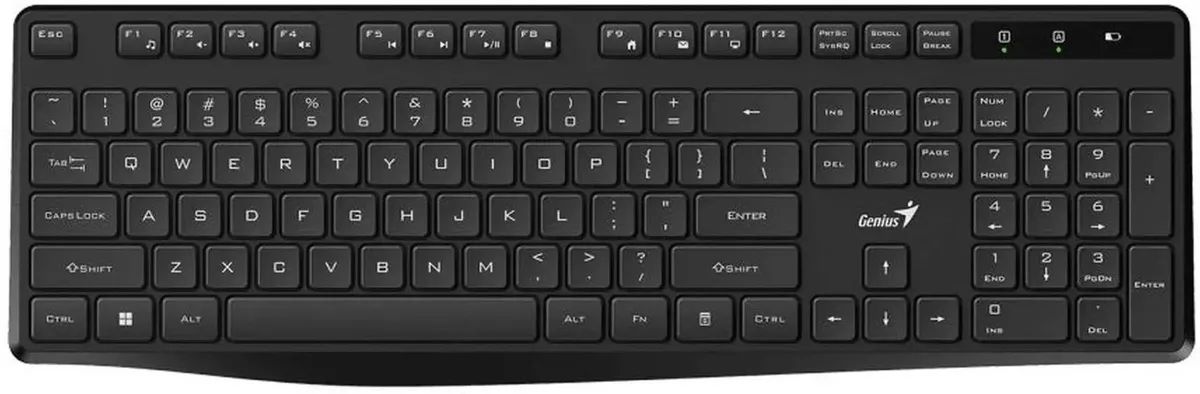 БеспроводнаяклавиатураGeniusKB-7200Black