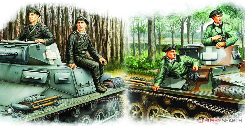 HOBBYBOSS 84419 1/35 Набор немецких танков для экипажа Ранняя война Человеческая форма