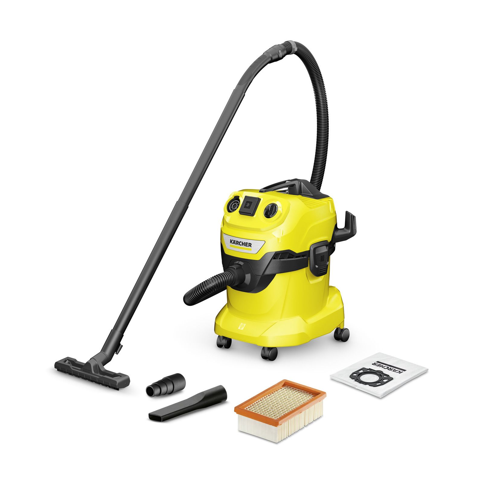 Профессиональный бытовой пылесос Karcher WD 4 P V-20/5/22 (1.628-270.0)