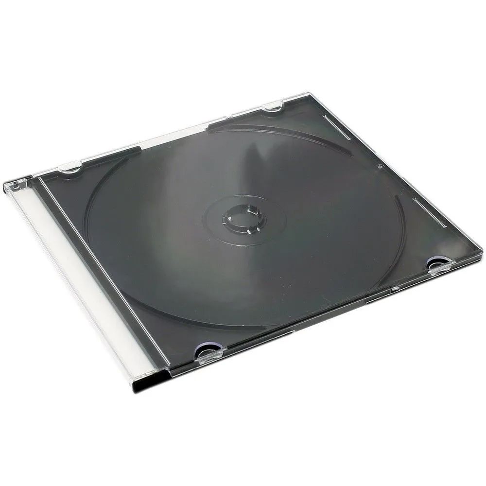 Коробка CD Slim 1 диск чёрный, 5мм, упаковка 1 штука