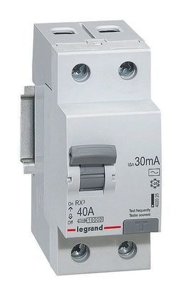 Legrand RX3 УЗО 2P 30мА 40А (AC), 402025