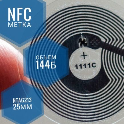 NFCметка(НФСметка)NTAG213