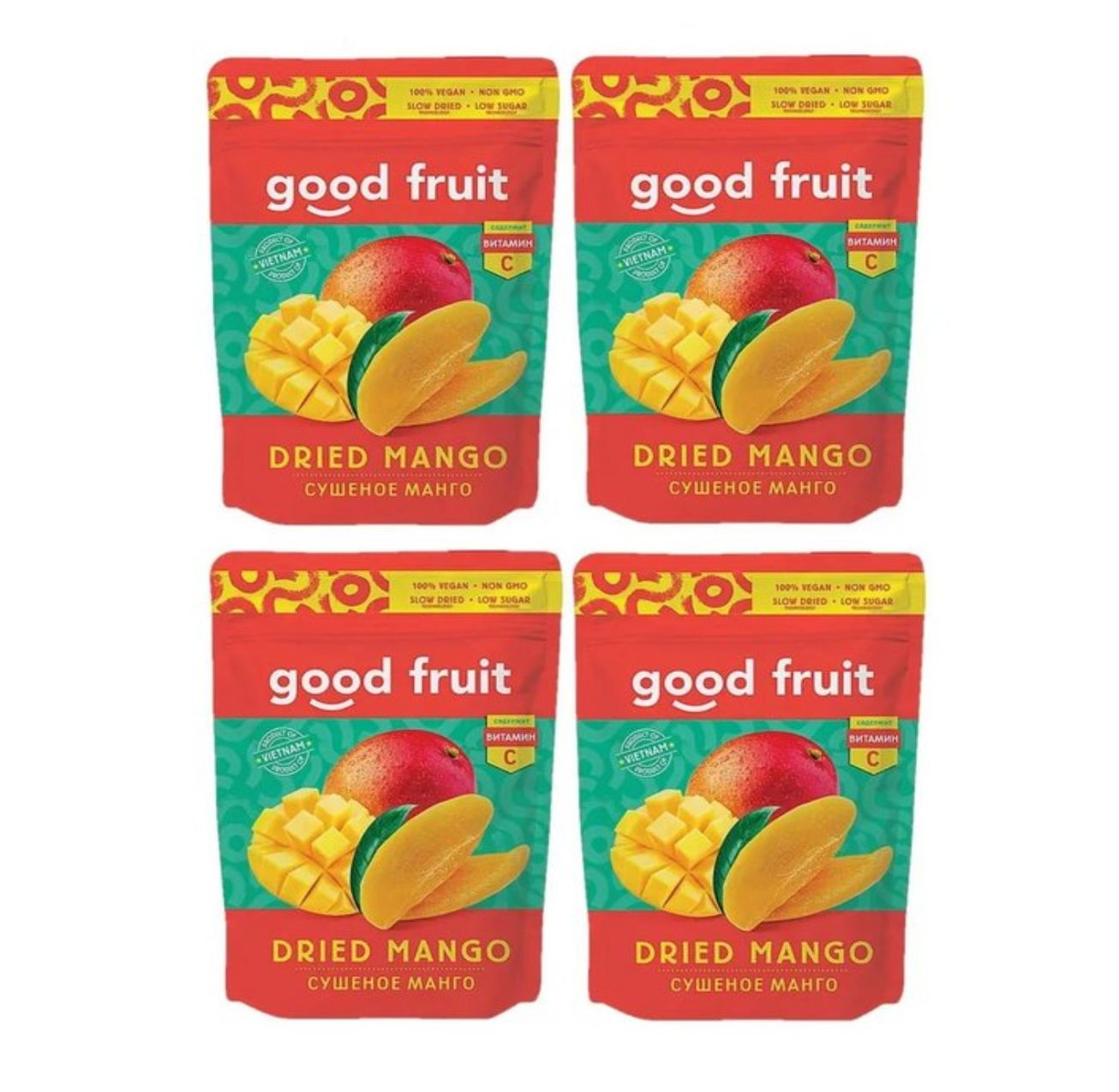 GOODFRUIT,мангосушеное4штпо100гр