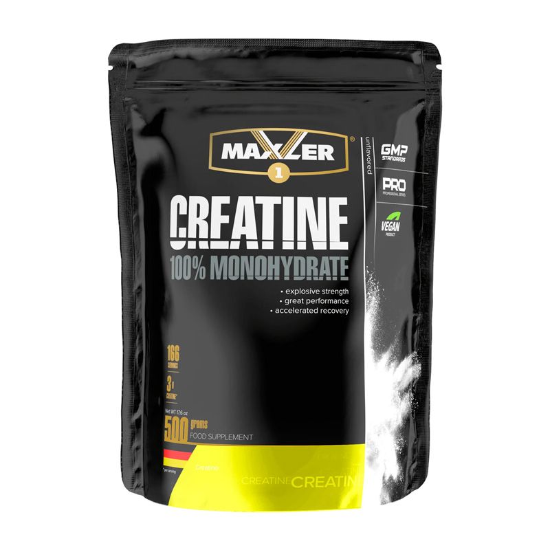 Креатин Maxler Creatine 100% Monohydrate, 500 г пакет