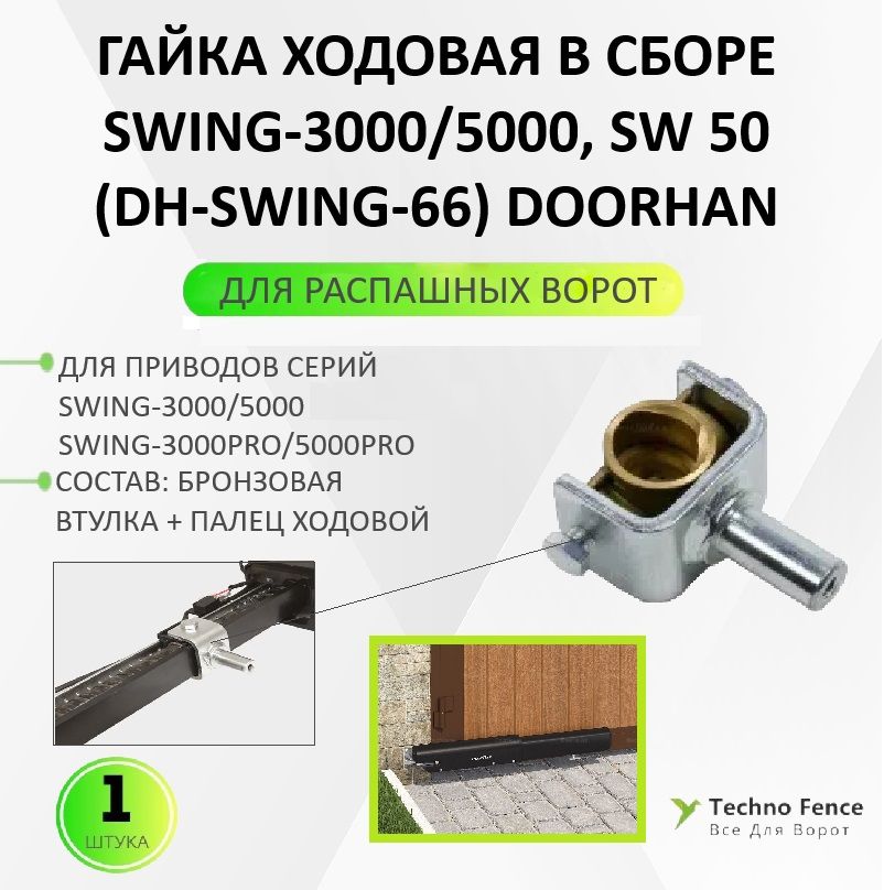 ГайкаходоваявсбореSwing-3000/5000,SW50(DH-SWING-66)DoorHan-1шт.