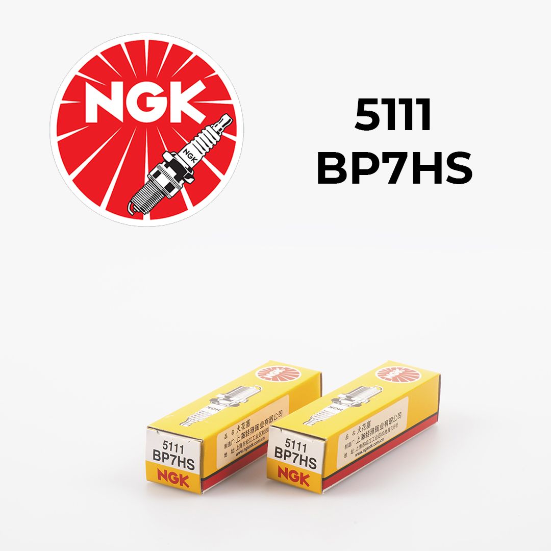 Комплект свечей зажигания NGK 5111 BP7HS 2 шт для мотоцикла ИЖ мопедов квадроциклов лодочных моторов