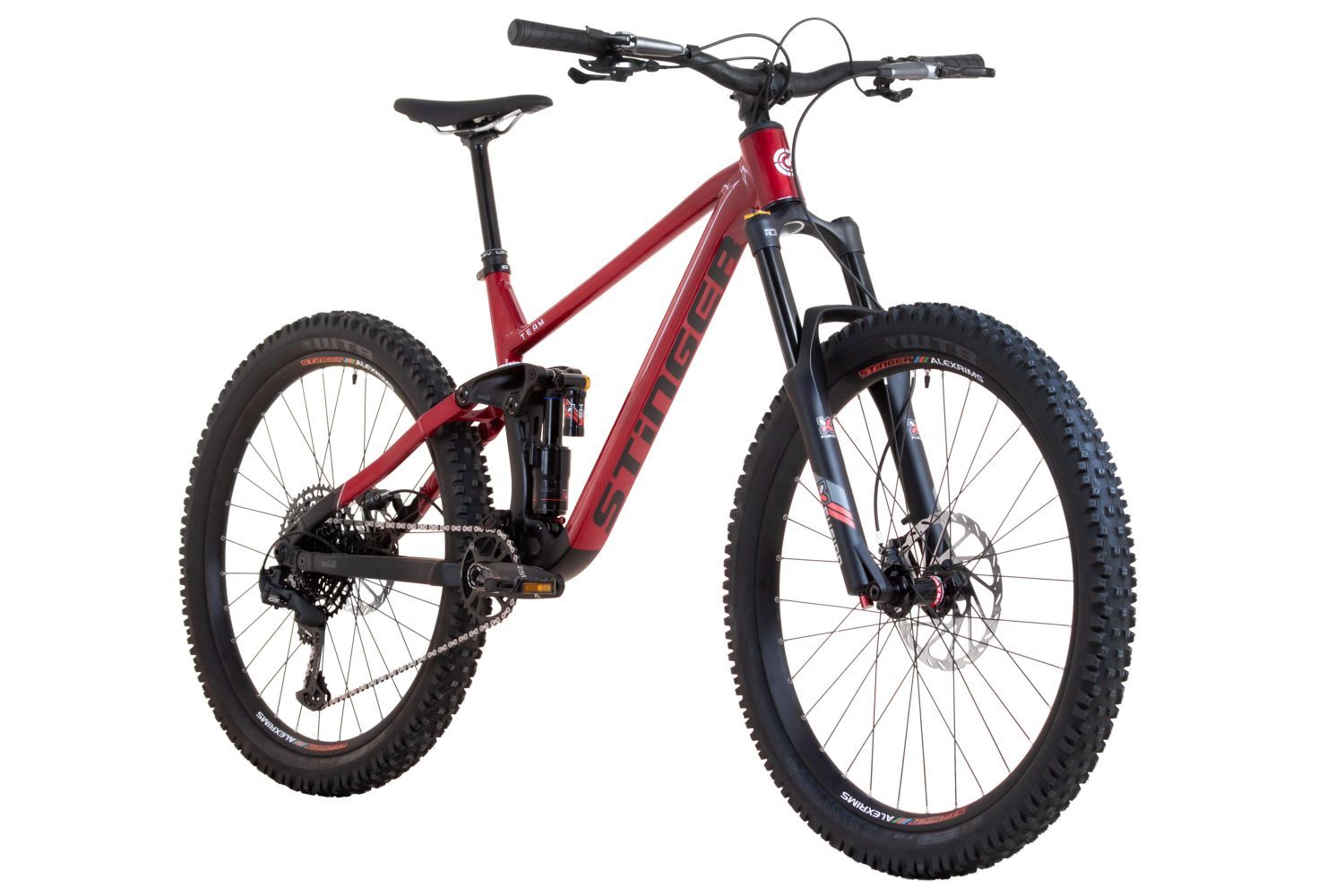 ВелосипедSTINGER27.5"MAGNUMTEAMкрасный,алюминий,размерXL