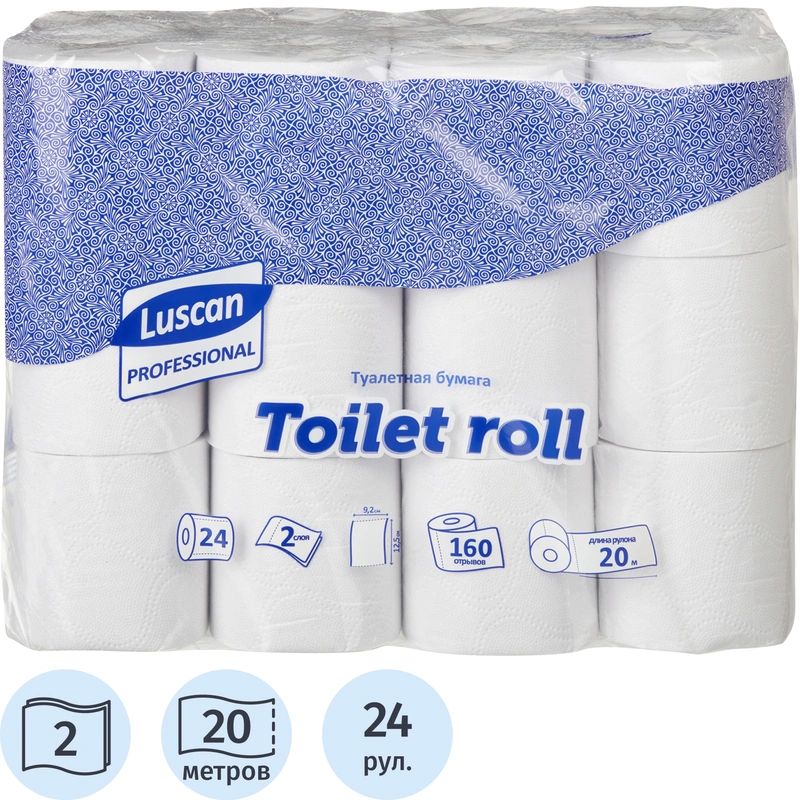 Luscan Professional Туалетная бумага 24 шт