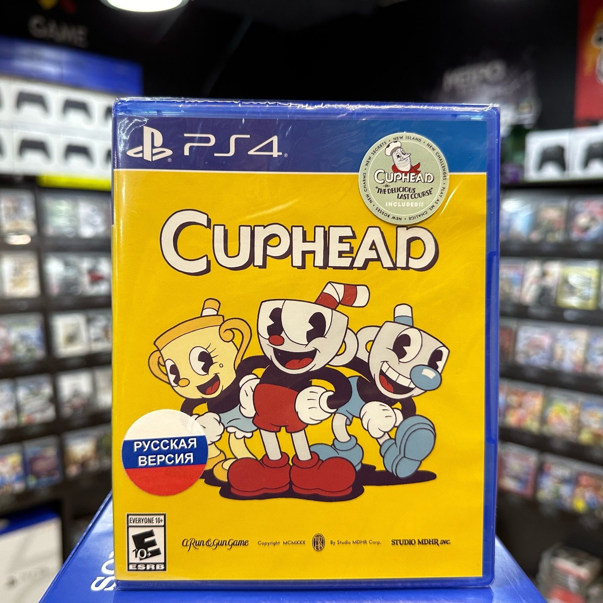 Игра Cuphead + DLC PS4 (Новый)