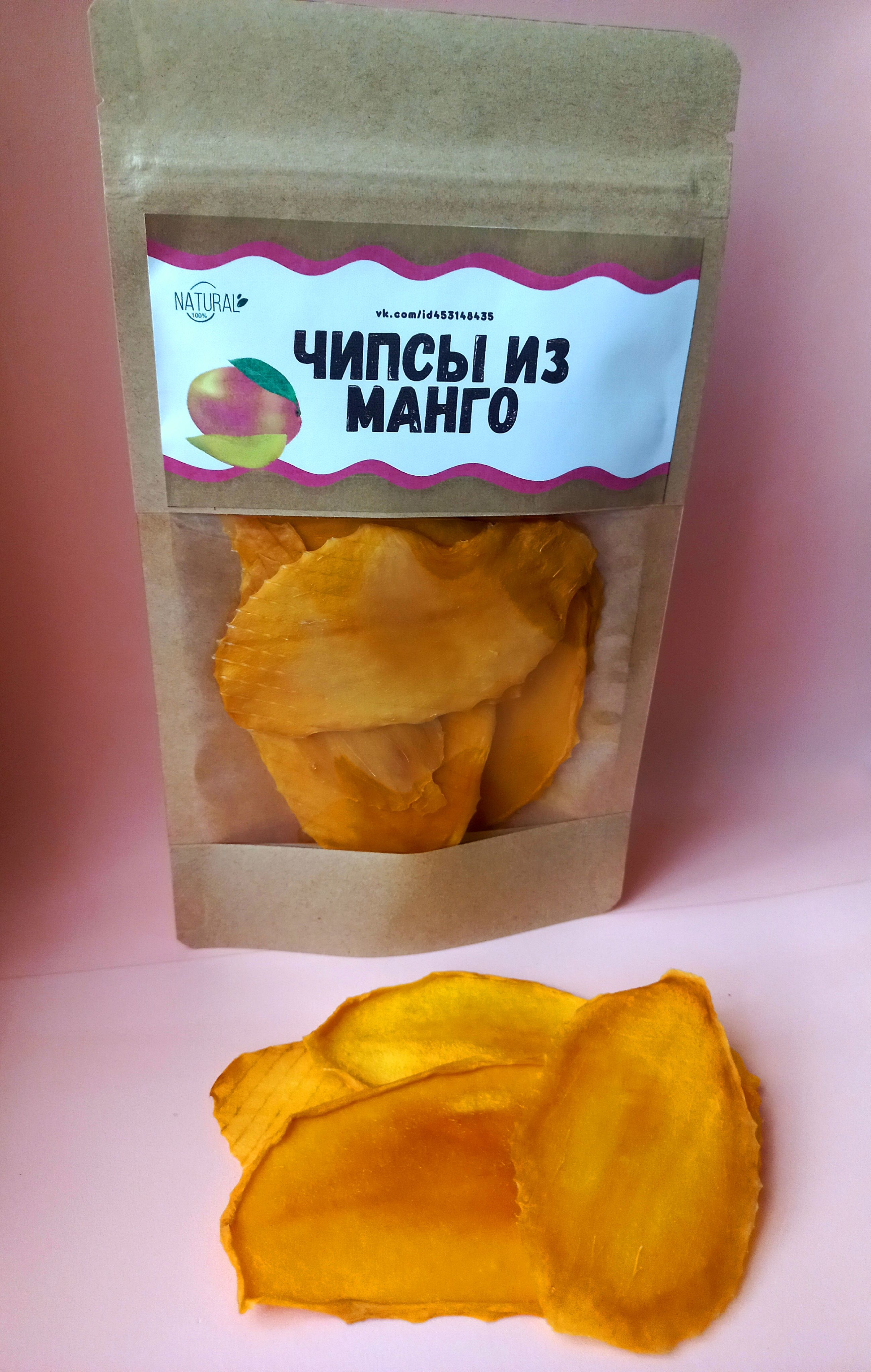 Чипсы из манго сушеное манго