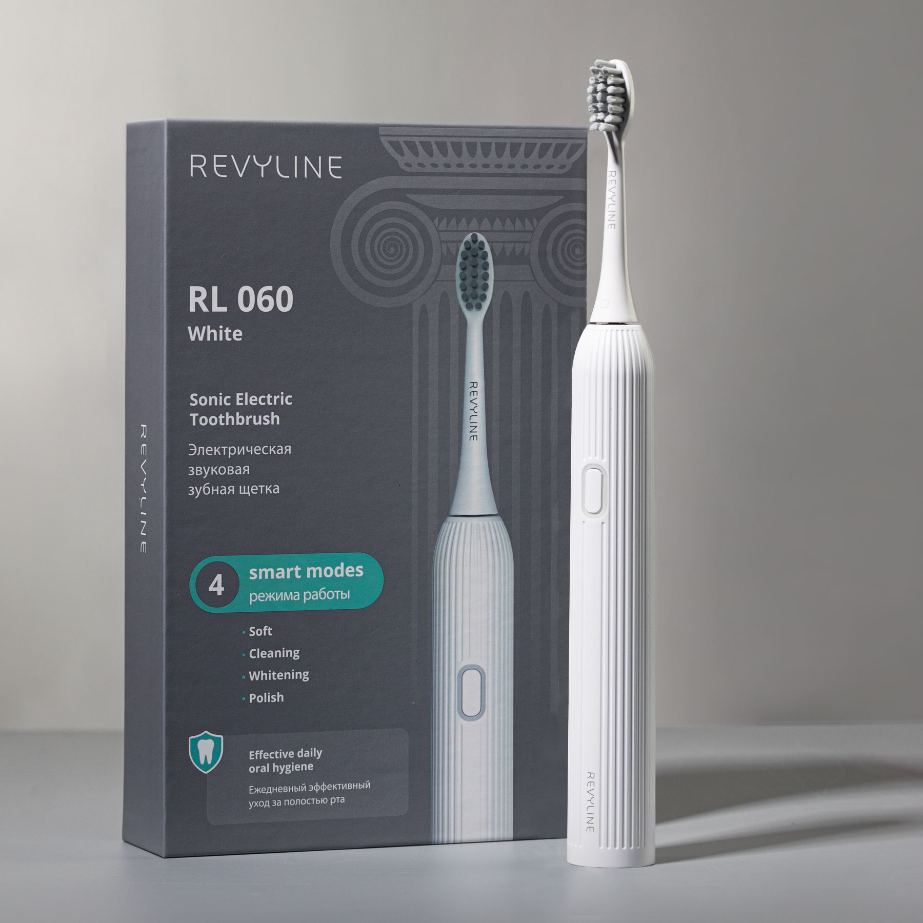 Электрическая зубная щетка Revyline RL 060 White, белая