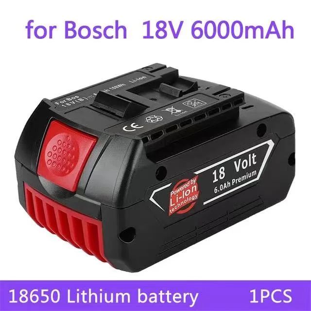 Резервный аккумулятор Bosch18V 6.0 Ah Подзарядный литий - ионный аккумулятор Переносная замена BAT609 BAT609G BAT618 BAT618 G BAT614