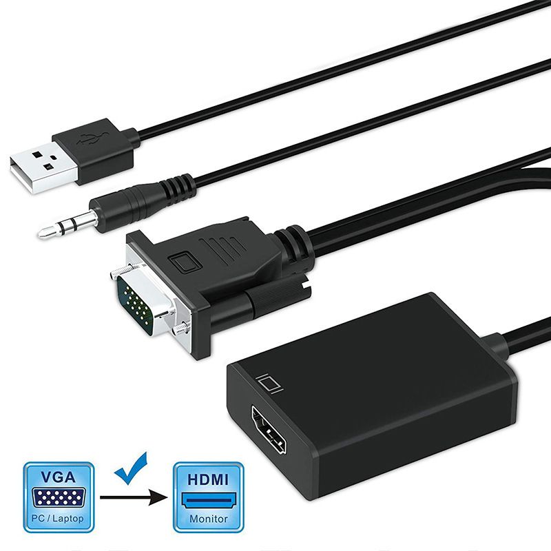 КонвертерпереходниксVGA+аудионаHDMI