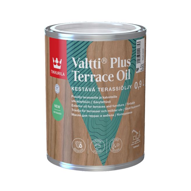 Масло для террас Tikkurila Valtti Terrace Oil EC (0,9 л)