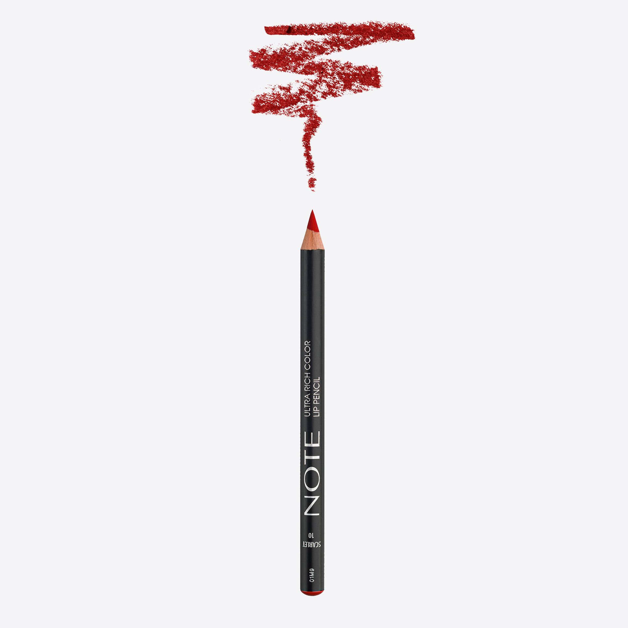 NOTE Карандаш для губ насыщенного цвета ULTRA RICH COLOR LIP PENCIL (10 Skarlet)