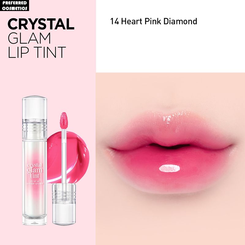 CLIO4НовыхцветаCrystalGlamTint(Водянистыйблескдлягуб,сияющийоттенокдлягуб)