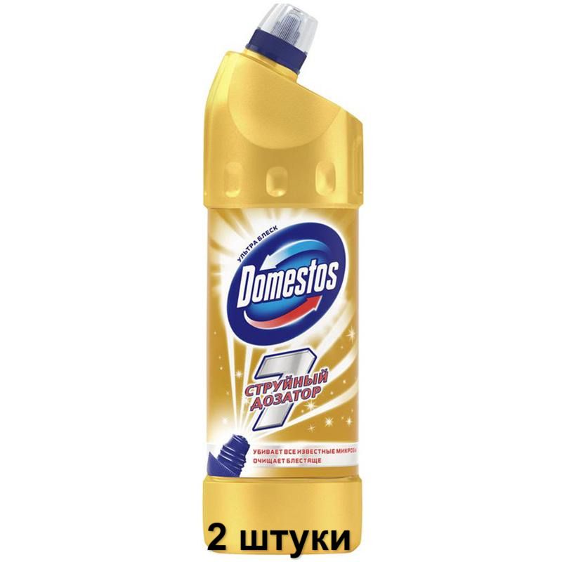 Чистящее средство для туалета и ванной domestos ультра белый антибактериальный эффект 1 л