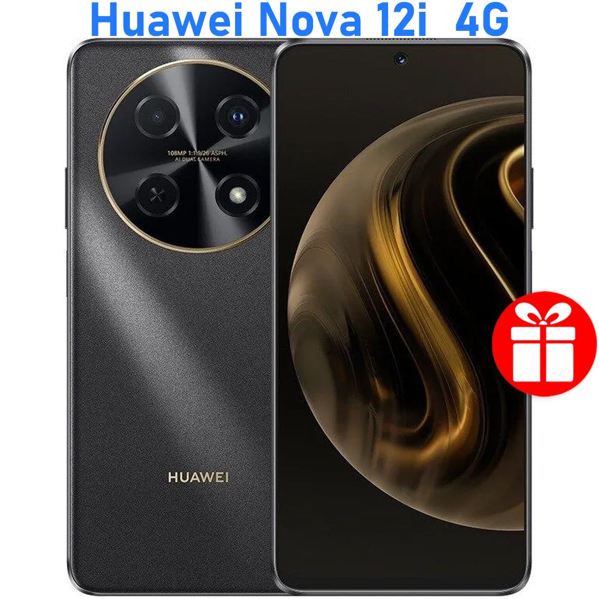 HUAWEIСмартфонnova12i8/128ГБ,черный