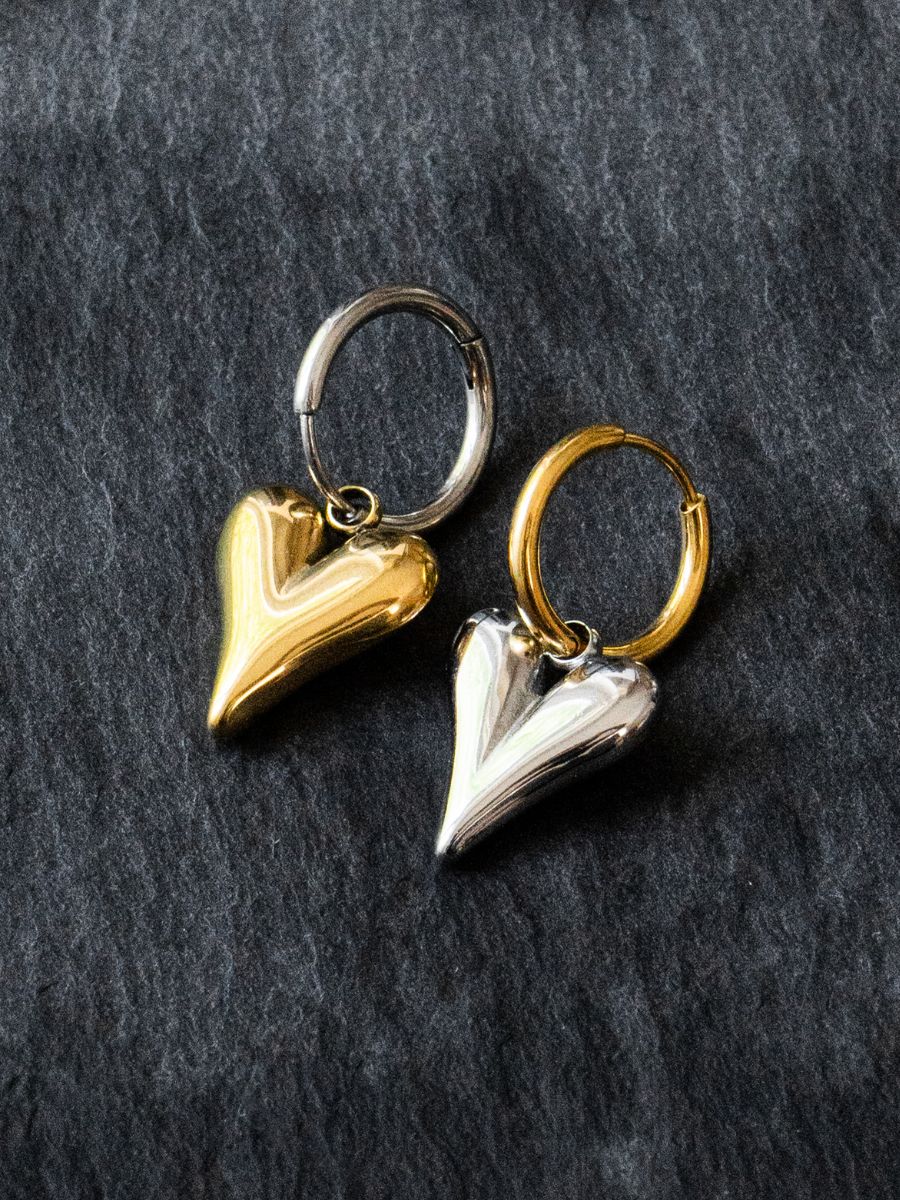 Серьги конго сердечки, сережки женские, бижутерия купить на OZON по низкой цене (1620074348)
