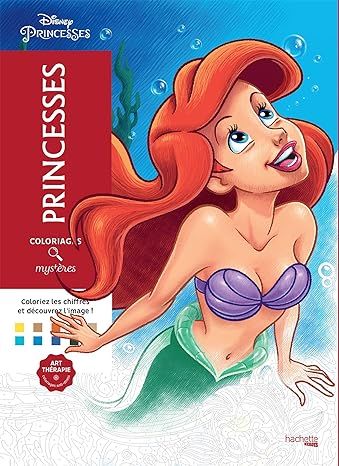 Раскраска по номерам Coloriages mysteres Disney - Princesses - Принцессы Дисней - Русалочка, 128стр. - 2019457156 купить на OZON по низкой цене (1697829971)