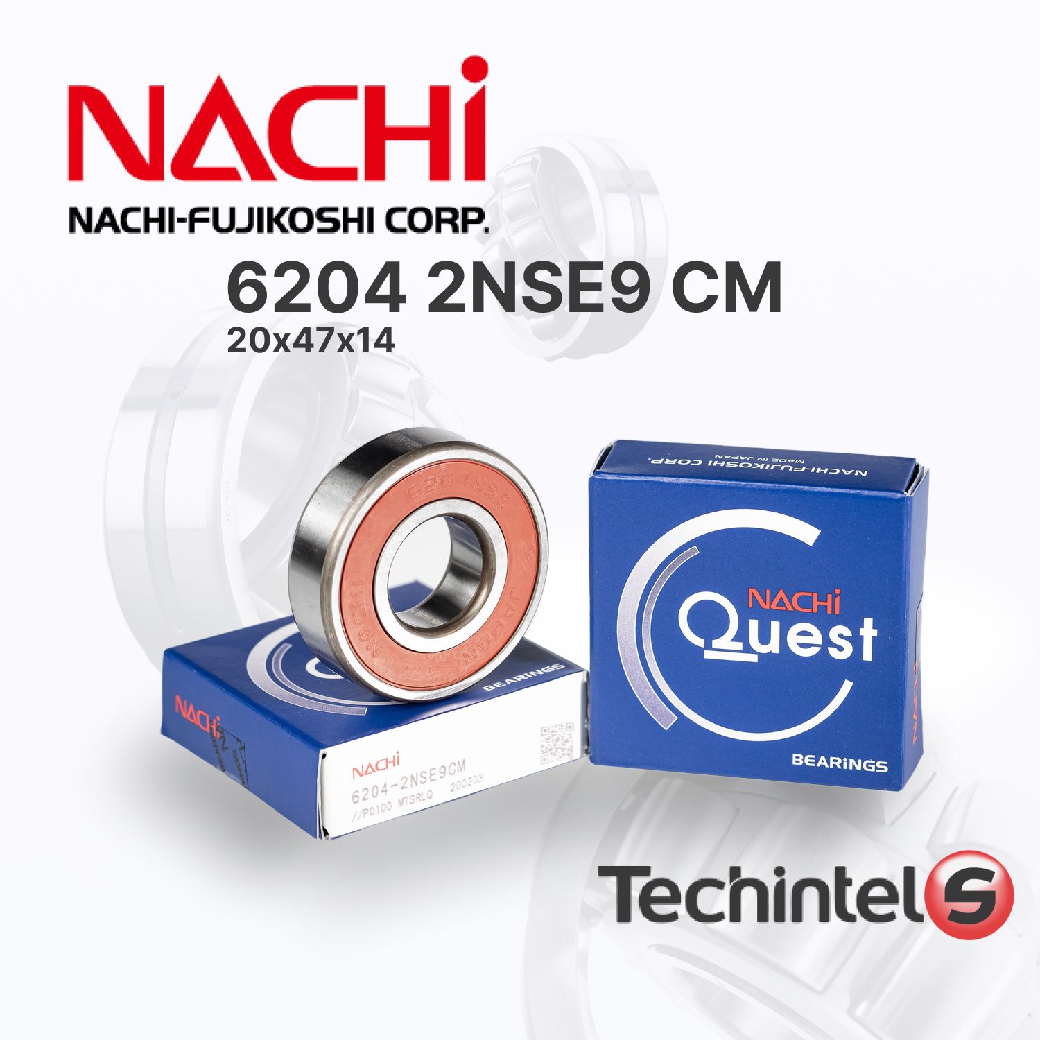 ПодшипникNACHI62042NSE(2RS)20х47х14