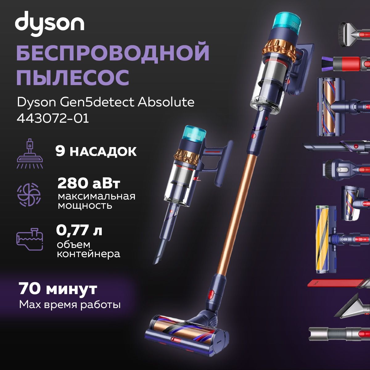 Вертикальные пылесосы Dyson (Дайсон) – купить вертикальный пылесос на ...