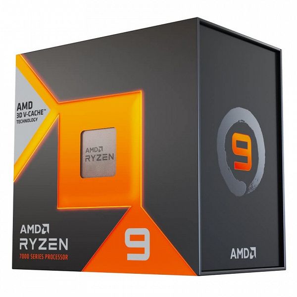 ПроцессорAMDRyzen97900X3D(BOX),12ядер,24потока,4.4-5.6GHZ/120W