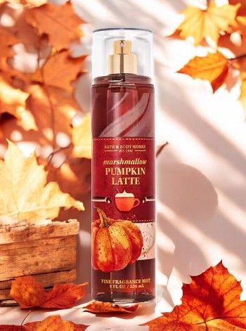 Парфюмированный спрей для тела 236мл Bath & Body Works Pumpkin Latte Mist