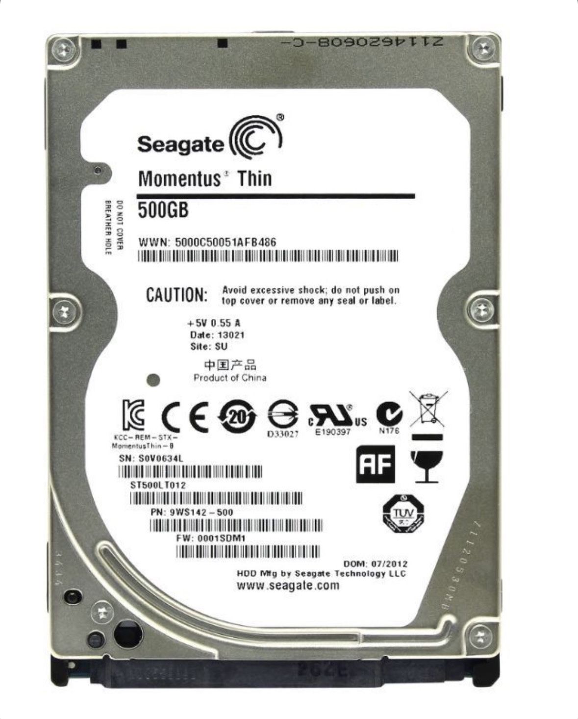 Seagate 500 ГБ Внутренний жесткий диск Seagate 500 ГБ Внутренний жесткий диск (5665565) 