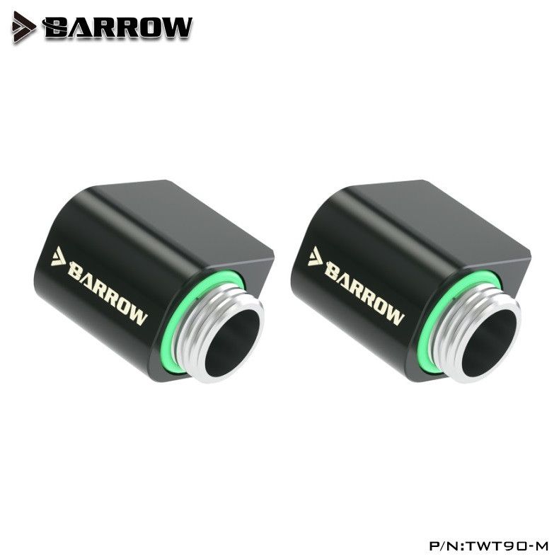 Угловой адаптер Barrow MINI 90 Rotary Adapter (Male to Female) - 2шт