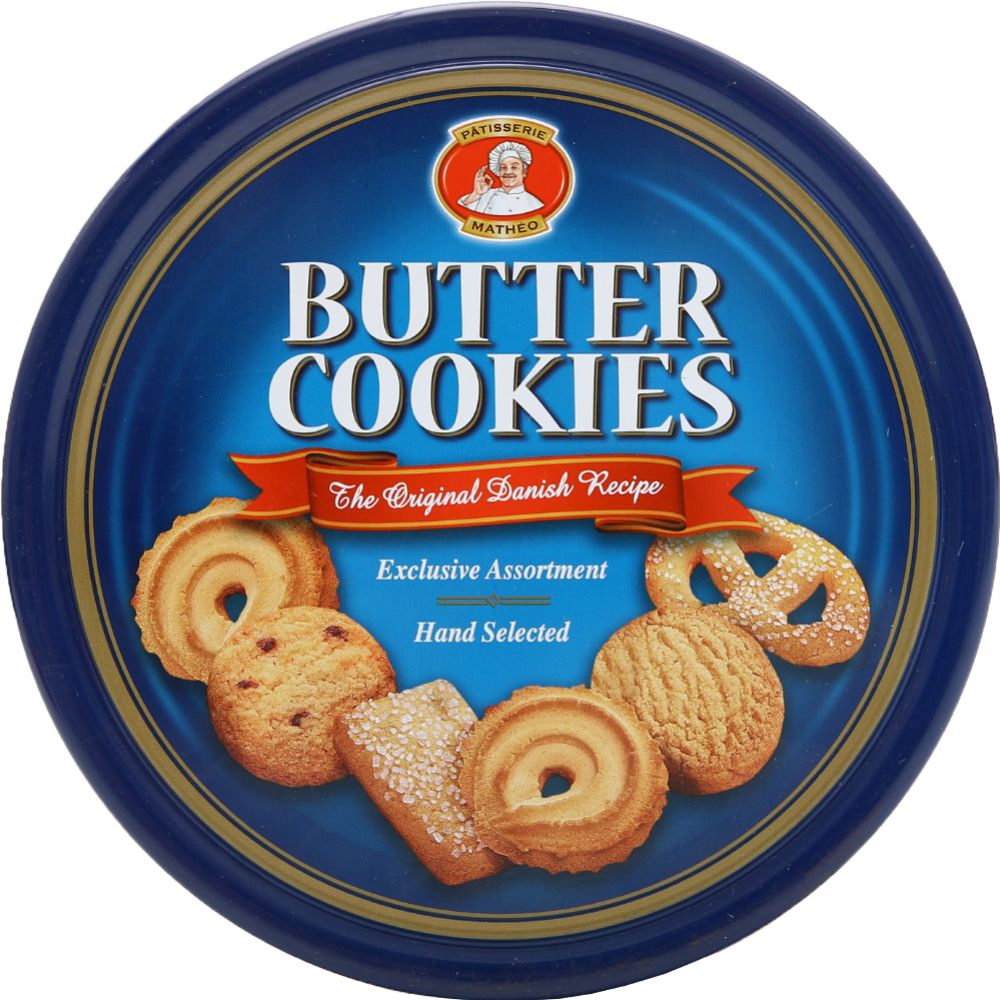 ПеченьесливочноеButterCookiesPatisserieMatheo(Дания)454gr.