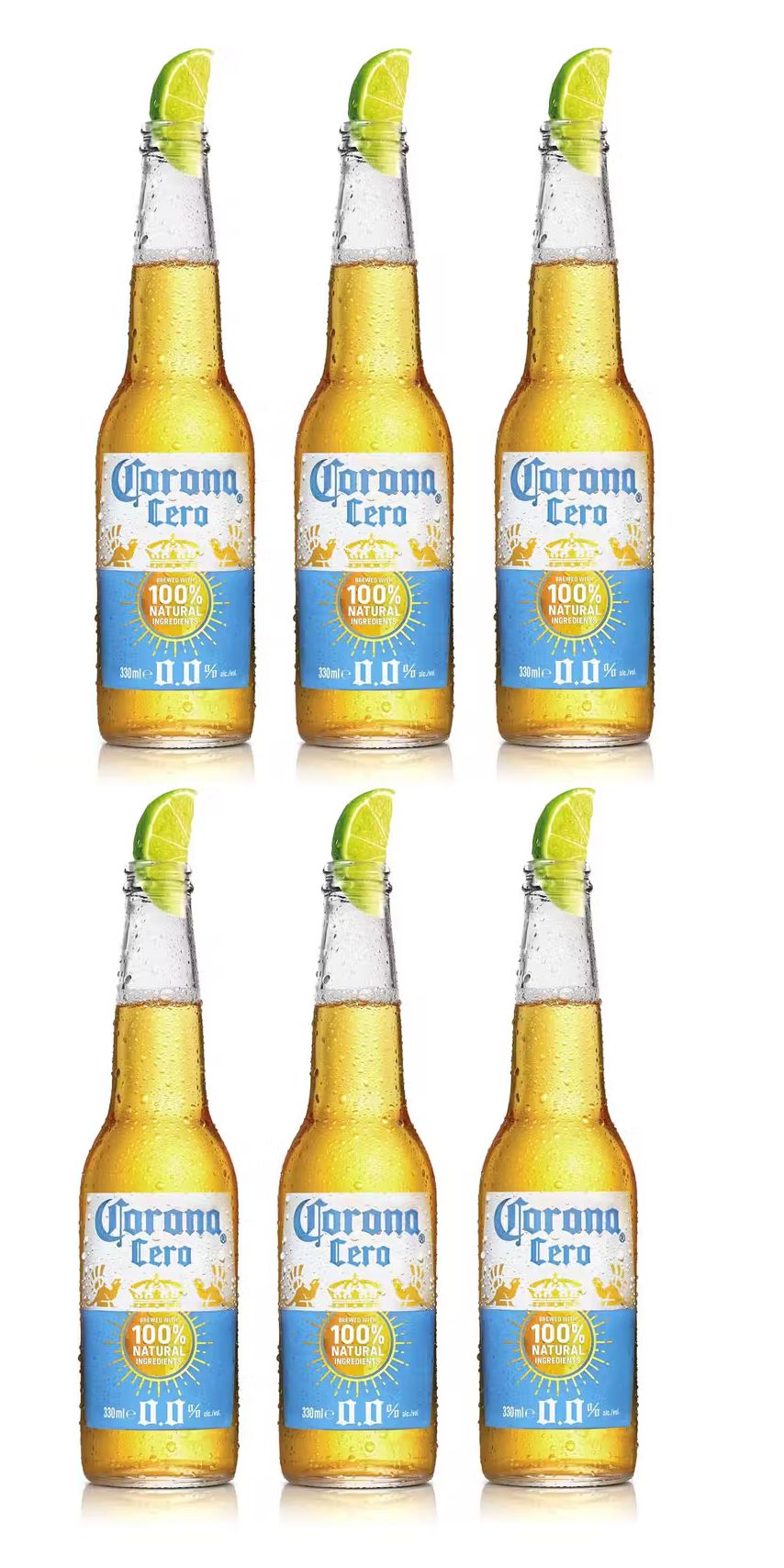 Пиво Безалкогольное Corona Extra Zero 0,0%, 6 шт по 330 мл