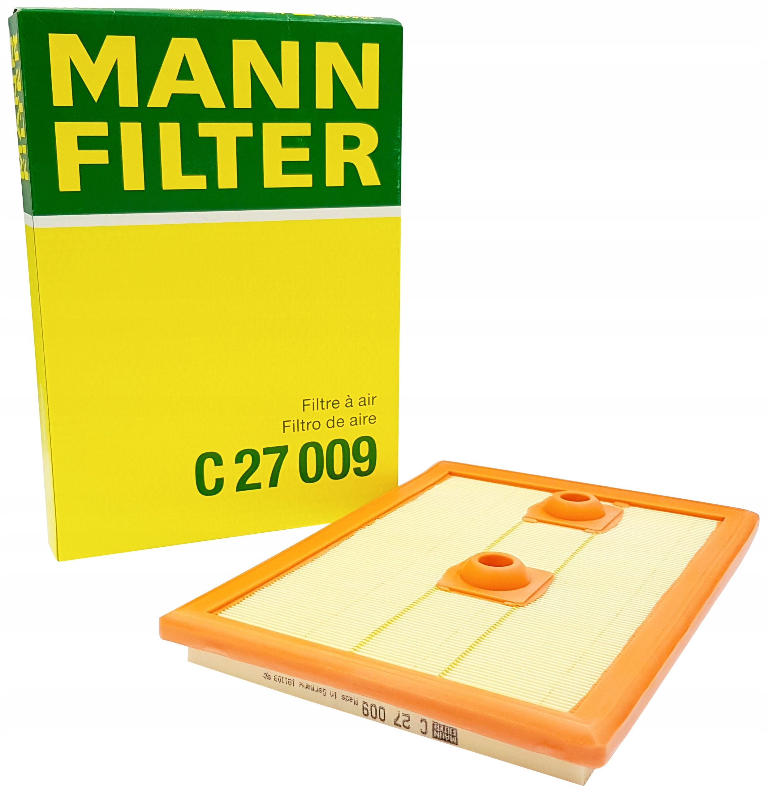 Фильтр воздушный ГЕРМАНИЯ MANN-FILTER C27009 ; Audi A3 ,Q3; Skoda Kodiaq ,Octavia; Volkswagen Passat MANN-FILTER C27009