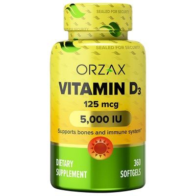 ОрзаксВитаминД35000Ед/OrzaxVitaminD35000IU(360гел.капс)