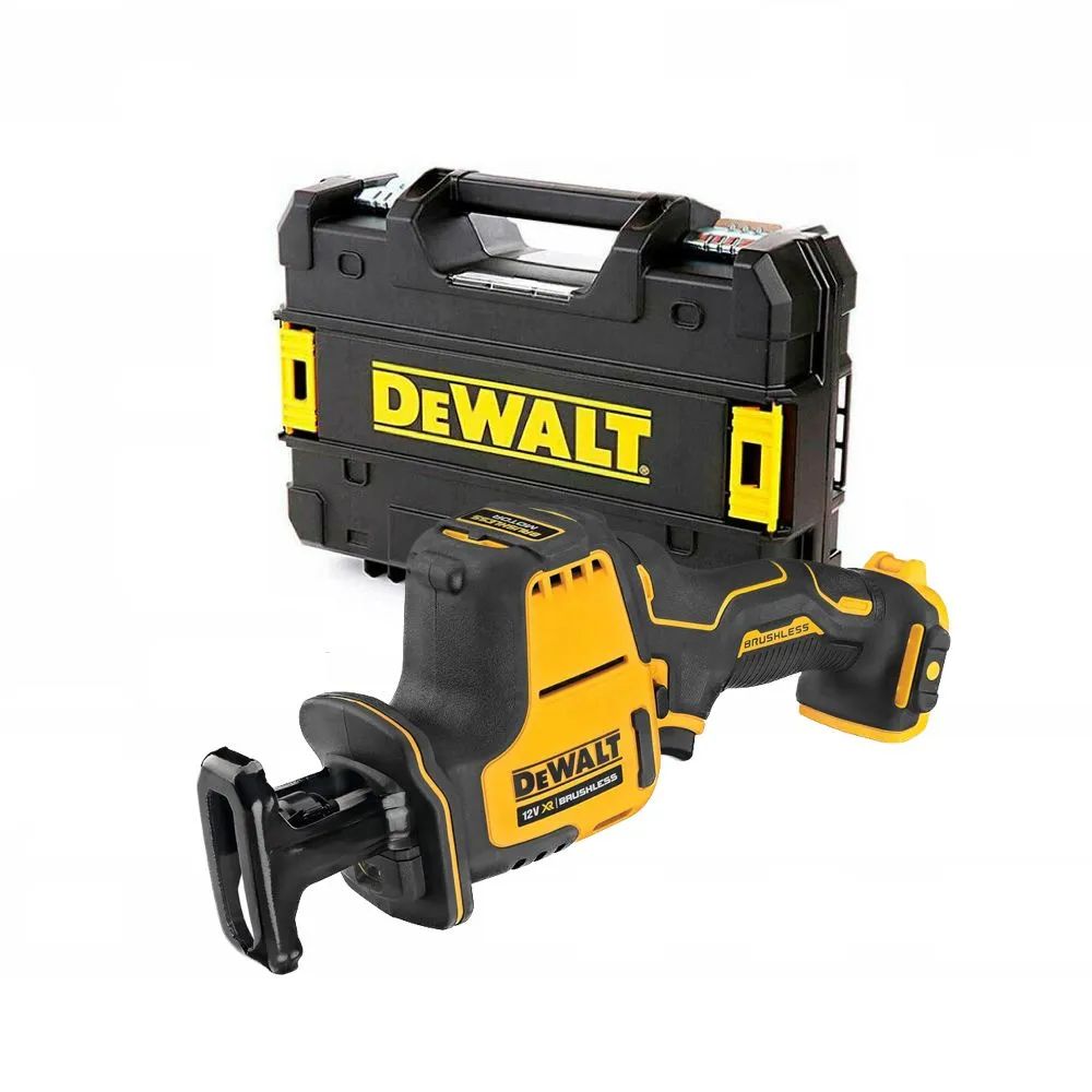 Аккумуляторная сабельная пила DeWALT DCS312NT, 12 В, 2800 ход/мин, без АКБ и ЗУ, в кейсе TSTAK